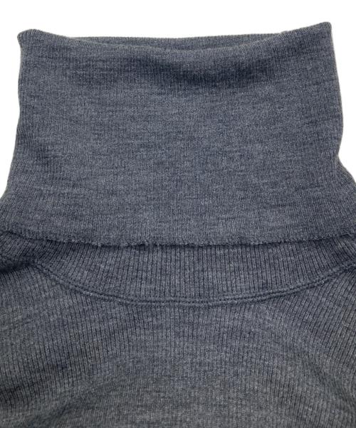 DEUXIEME CLASSE（ドゥーズィエム クラス）DEUXIEME CLASSE (ドゥーズィエム クラス) ribタートル ニットプルオーバー グレー サイズ:Freeの古着・服飾アイテム