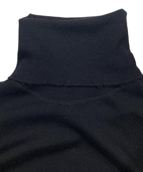 DEUXIEME CLASSE（ドゥーズィエム クラス）DEUXIEME CLASSE (ドゥーズィエム クラス) ribタートル ニットプルオーバー ブラック サイズ:Freeの古着・服飾アイテム