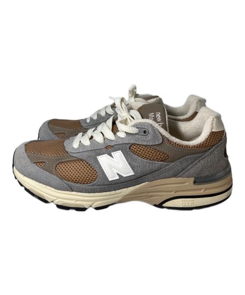 NEW BALANCE（ニューバランス）NEW BALANCE (ニューバランス) Made in USA 993 スニーカー グレー×ブラウン サイズ:27cmの古着・服飾アイテム