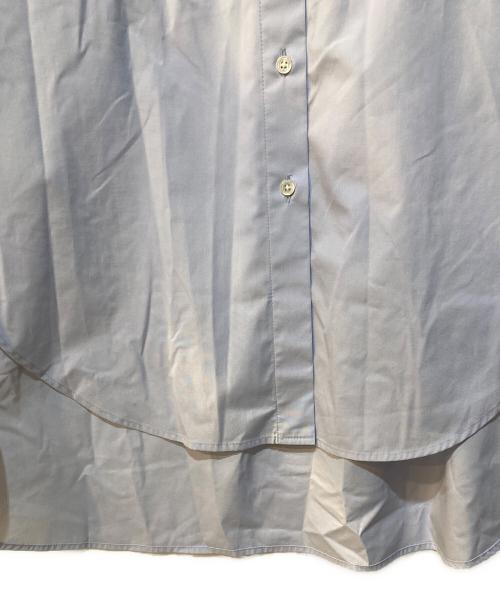 SOEJU（ソージュ）SOEJU (ソージュ) バンドカラーロングシャツ ブルー サイズ:Mの古着・服飾アイテム