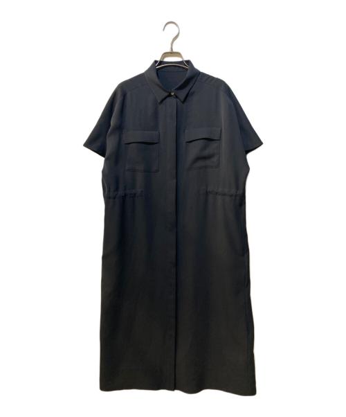 SOEJU（ソージュ）SOEJU (ソージュ) ロングシャツワンピース ネイビー サイズ:Mの古着・服飾アイテム