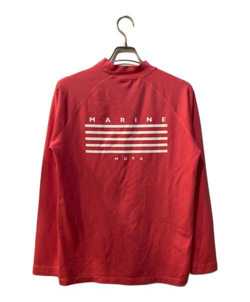 muta MARINE（ムータマリン）muta MARINE (ムータマリン) ハイテンション ジャージー ロングスリーブTシャツ ピンク サイズ:6の古着・服飾アイテム