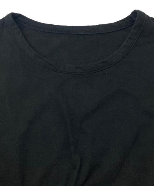 GROUND Y（グラウンドワイ）GROUND Y (グラウンドワイ) ラウンドショートスリーブカットソー ブラック サイズ:3の古着・服飾アイテム
