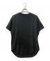 GROUND Y（グラウンドワイ）の古着「ラウンドショートスリーブカットソー」｜ブラック