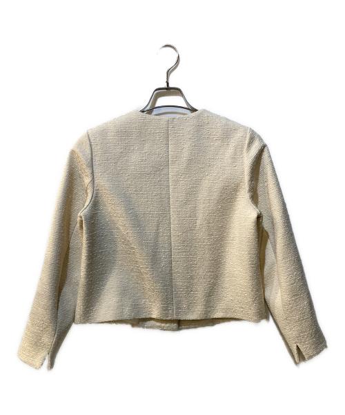 MACKINTOSH LONDON（マッキントッシュ ロンドン）MACKINTOSH LONDON (マッキントッシュ ロンドン) コットンツイードジャケット アイボリー サイズ:38 未使用品の古着・服飾アイテム