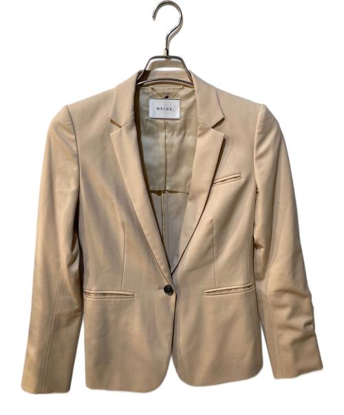BEIGE（ベイジ）BEIGE (ベイジ) LUIZA テーラードジャケット ベージュ サイズ:2の古着・服飾アイテム