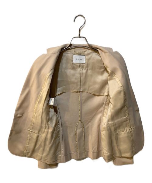 BEIGE（ベイジ）BEIGE (ベイジ) LUIZA テーラードジャケット ベージュ サイズ:2の古着・服飾アイテム