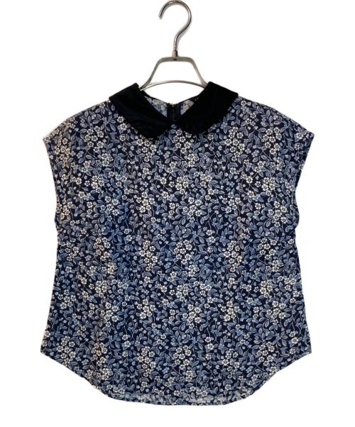 R&D.M.Co-OLDMAN'S TAILOR（オールドマンズテイラー）R&D.M.Co-OLDMAN'S TAILOR (オールドマンズテイラー) WILD BERRY ROUND COLLAR NO SLEEVE BL ブルー サイズ:Sの古着・服飾アイテム