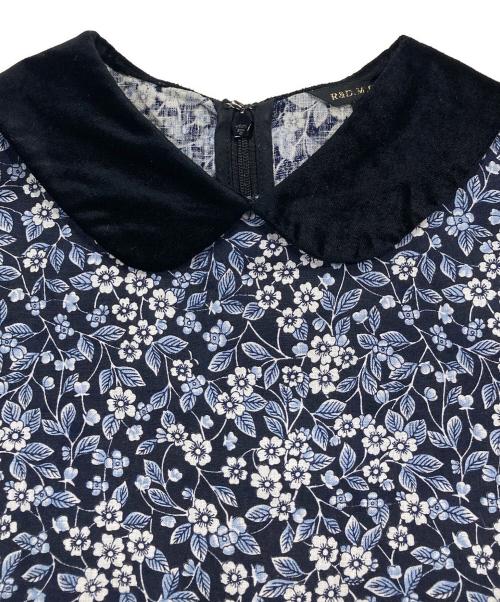 R&D.M.Co-OLDMAN'S TAILOR（オールドマンズテイラー）R&D.M.Co-OLDMAN'S TAILOR (オールドマンズテイラー) WILD BERRY ROUND COLLAR NO SLEEVE BL ブルー サイズ:Sの古着・服飾アイテム