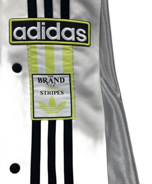 adidas（アディダス）adidas (アディダス) オーバーサイズ アディブレイクパンツ シルバー サイズ:XSの古着・服飾アイテム