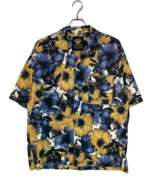 MAISON SPECIAL（メゾンスペシャル）の古着「「LIMITED EDITION」ORIGINAL GRAPHIC Prime-Over Open Collar Short」｜イエロー