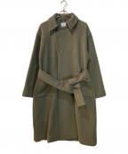 ATHAアタ）の古着「DOUBLE MELTON MAXI コート」｜オリーブ