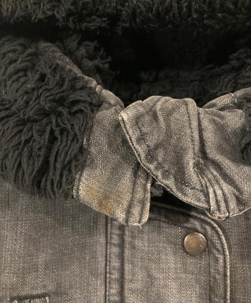 Hysteric Glamour（ヒステリックグラマー）Hysteric Glamour (ヒステリックグラマー) デニムボアモッズコート グレー サイズ:Freeの古着・服飾アイテム