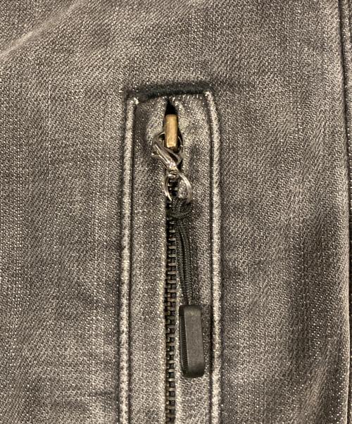 Hysteric Glamour（ヒステリックグラマー）Hysteric Glamour (ヒステリックグラマー) デニムボアモッズコート グレー サイズ:Freeの古着・服飾アイテム