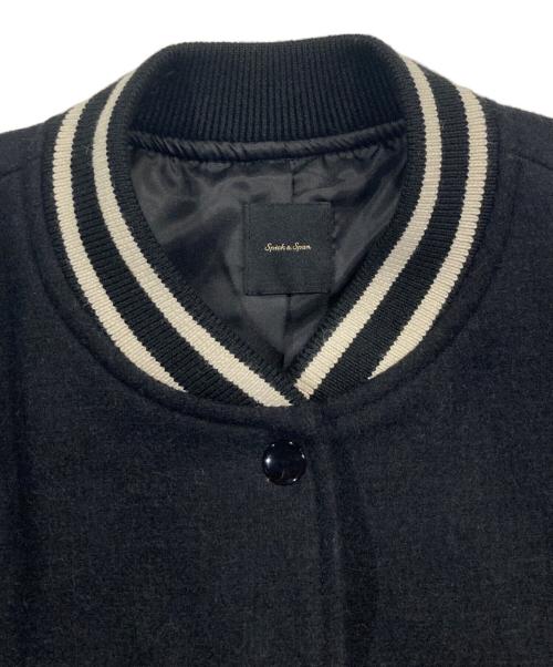 Spick and Span（スピック＆スパン）Spick and Span (スピックアンドスパン) スタンダードスタジャン ブラック×ベージュ サイズ:36の古着・服飾アイテム