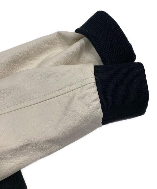 Spick and Span（スピック＆スパン）Spick and Span (スピックアンドスパン) スタンダードスタジャン ブラック×ベージュ サイズ:36の古着・服飾アイテム