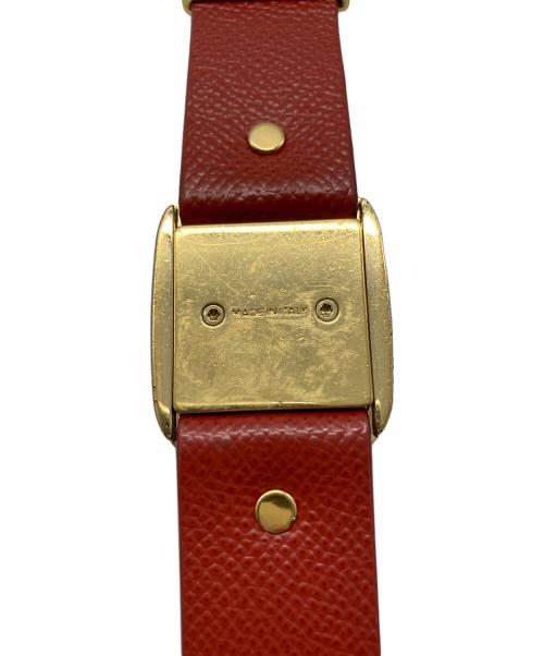 Salvatore Ferragamo（サルヴァトーレ フェラガモ）Salvatore Ferragamo (サルヴァトーレ フェラガモ) ヴァラリボンストラップ レッドの古着・服飾アイテム