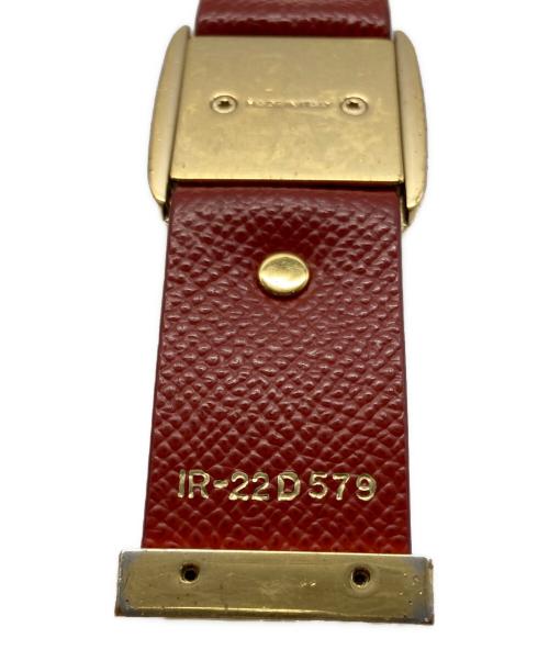 Salvatore Ferragamo（サルヴァトーレ フェラガモ）Salvatore Ferragamo (サルヴァトーレ フェラガモ) ヴァラリボンストラップ レッドの古着・服飾アイテム