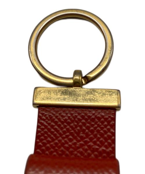Salvatore Ferragamo（サルヴァトーレ フェラガモ）Salvatore Ferragamo (サルヴァトーレ フェラガモ) ヴァラリボンストラップ レッドの古着・服飾アイテム