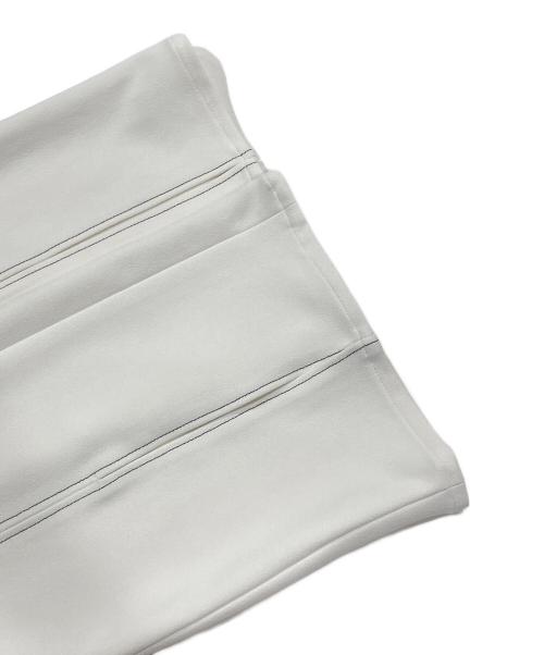 ELLIE（エリー）ELLIE (エリー) ジョーゼットパンツ ホワイト サイズ:XSの古着・服飾アイテム