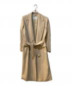 MaxMaraマックスマーラ）の古着「ベルテッド キャメルコート」｜ベージュ