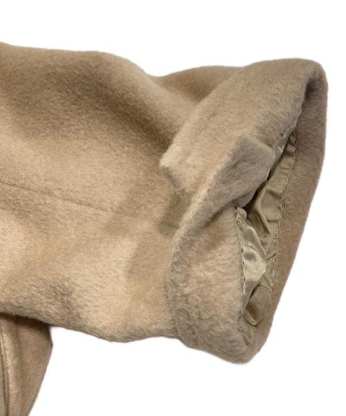 MaxMara（マックスマーラ）MaxMara (マックスマーラ) ベルテッド キャメルコート ベージュ サイズ:42の古着・服飾アイテム