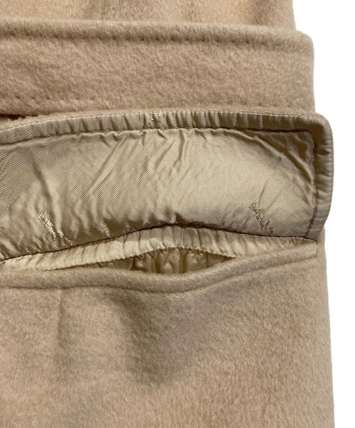 MaxMara（マックスマーラ）MaxMara (マックスマーラ) ベルテッド キャメルコート ベージュ サイズ:42の古着・服飾アイテム