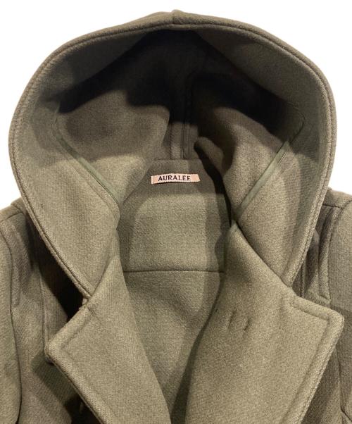 AURALEE（オーラリー）AURALEE (オーラリー) HEAVY MELTON DUFFLE COAT オリーブ サイズ:1の古着・服飾アイテム