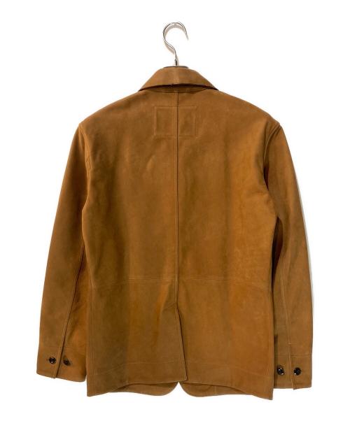 BANANA REPUBLIC（バナナリパブリック）BANANA REPUBLIC (バナナリパブリック) Clapton ヌバックレザー ジャケット ブラウン サイズ:Sの古着・服飾アイテム