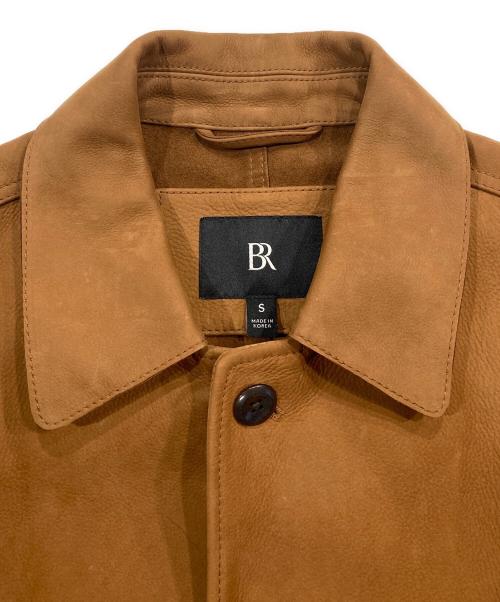 BANANA REPUBLIC（バナナリパブリック）BANANA REPUBLIC (バナナリパブリック) Clapton ヌバックレザー ジャケット ブラウン サイズ:Sの古着・服飾アイテム