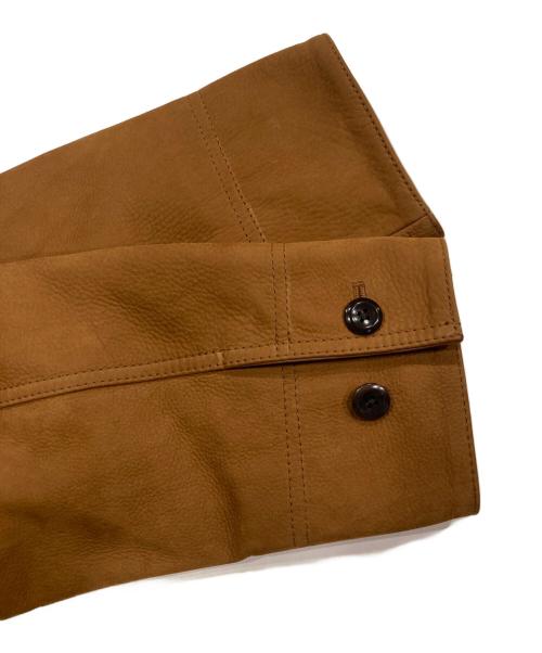 BANANA REPUBLIC（バナナリパブリック）BANANA REPUBLIC (バナナリパブリック) Clapton ヌバックレザー ジャケット ブラウン サイズ:Sの古着・服飾アイテム