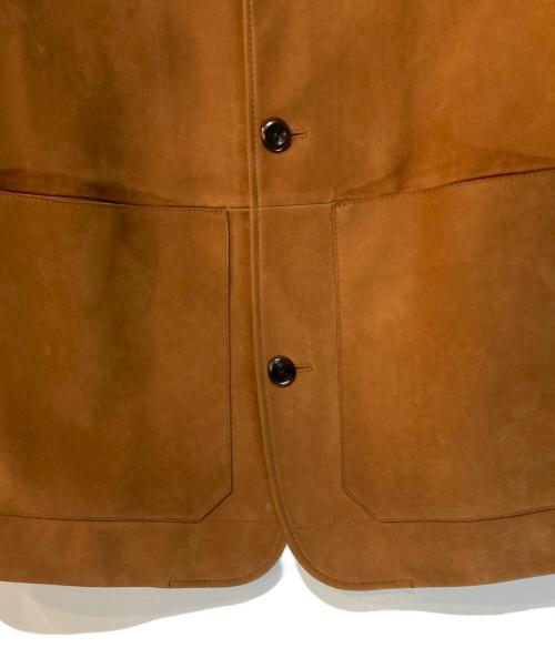 BANANA REPUBLIC（バナナリパブリック）BANANA REPUBLIC (バナナリパブリック) Clapton ヌバックレザー ジャケット ブラウン サイズ:Sの古着・服飾アイテム