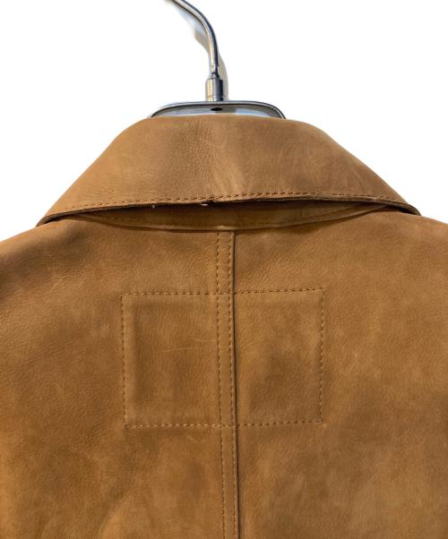 BANANA REPUBLIC（バナナリパブリック）BANANA REPUBLIC (バナナリパブリック) Clapton ヌバックレザー ジャケット ブラウン サイズ:Sの古着・服飾アイテム