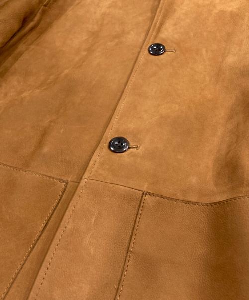 BANANA REPUBLIC（バナナリパブリック）BANANA REPUBLIC (バナナリパブリック) Clapton ヌバックレザー ジャケット ブラウン サイズ:Sの古着・服飾アイテム