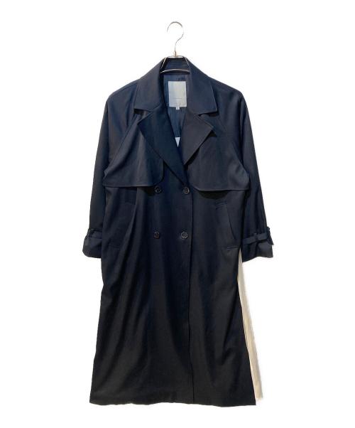 MERCURY DUO（マーキュリーデュオ）MERCURY DUO (マーキュリーデュオ) バックチュールトレンチコート ネイビー サイズ:Mの古着・服飾アイテム