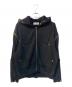 VI E DIT（ヴィエディット）の古着「Shoulder Slit Studded Hoodie」｜ブラック