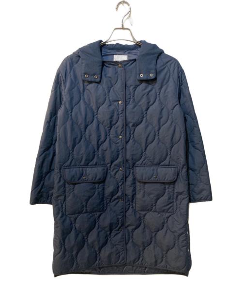 HUMAN WOMAN（ヒューマンウーマン）HUMAN WOMAN (ヒューマンウーマン) キルティングライトブルゾン ネイビー サイズ:Mの古着・服飾アイテム