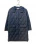 HUMAN WOMAN（ヒューマンウーマン）の古着「キルティングライトブルゾン」｜ネイビー