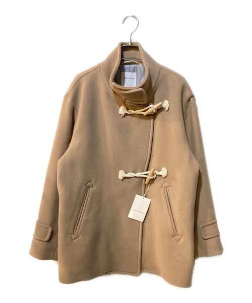 HUMAN WOMAN（ヒューマンウーマン）HUMAN WOMAN (ヒューマンウーマン) ダブルモッサダッフルコート キャメル サイズ:M 未使用品の古着・服飾アイテム