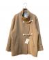 HUMAN WOMAN（ヒューマンウーマン）の古着「ダブルモッサダッフルコート」｜キャメル