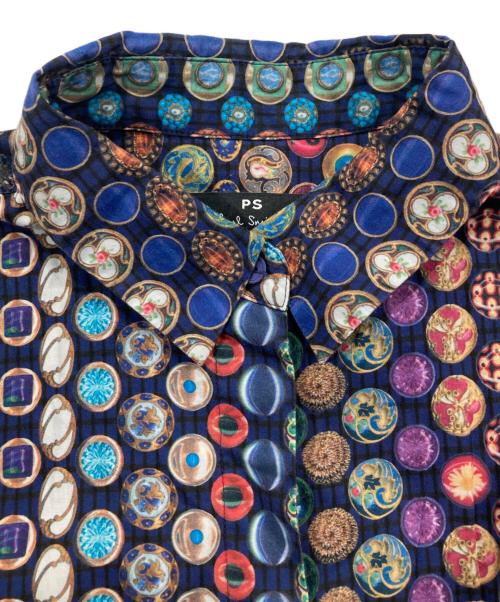 PAUL SMITH（ポールスミス）PAUL SMITH (ポールスミス) 総柄シャツ マルチカラー サイズ:38の古着・服飾アイテム
