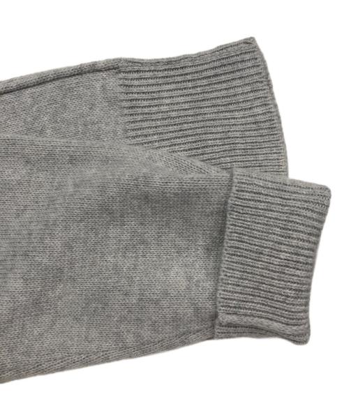 Leilian（レリアン）Leilian (レリアン) バイカラーニット ライトグレー サイズ:11の古着・服飾アイテム