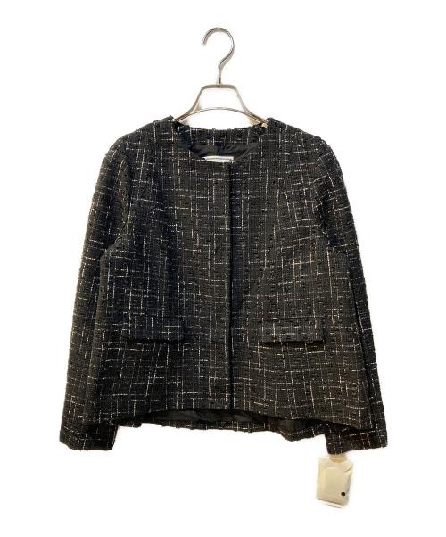 Leilian（レリアン）Leilian (レリアン) ツィードスーツ ブラック サイズ:11 未使用品の古着・服飾アイテム