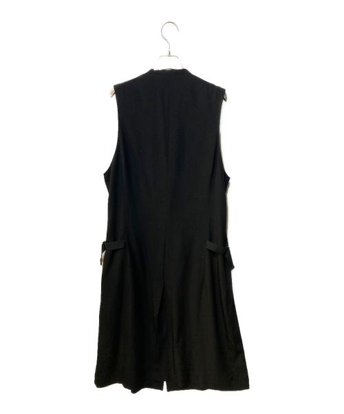 GROUND Y（グラウンドワイ）GROUND Y (グラウンドワイ) ダブルブレストロングジレ ブラック サイズ:3の古着・服飾アイテム