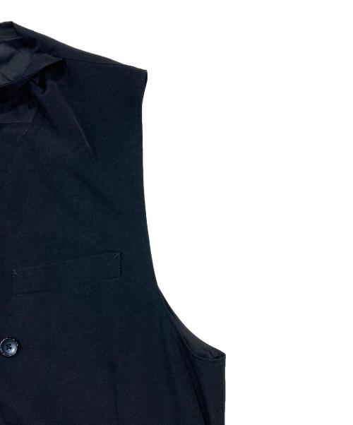 GROUND Y（グラウンドワイ）GROUND Y (グラウンドワイ) ダブルブレストロングジレ ブラック サイズ:3の古着・服飾アイテム