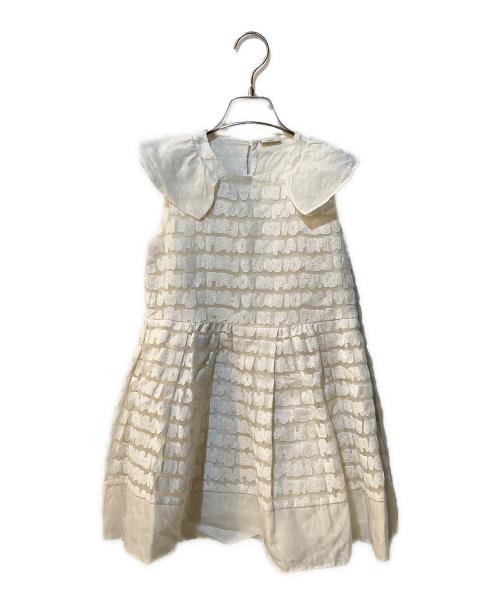 FENDI（フェンディ）FENDI (フェンディ) ブランドロゴワンピース ホワイト サイズ:8Aの古着・服飾アイテム
