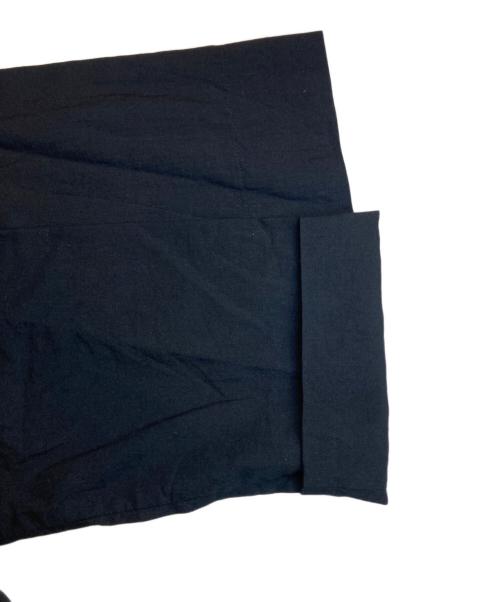 magali（マガリ）magali (マガリ) コットンシルク・ビッグカラープルオーバー ブラック サイズ:Freeの古着・服飾アイテム