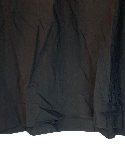 magali（マガリ）magali (マガリ) コットンシルク・ビッグカラープルオーバー ブラック サイズ:Freeの古着・服飾アイテム