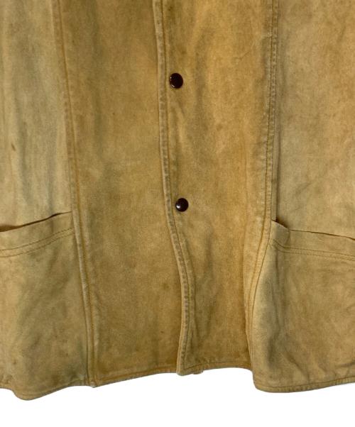 Norm Thompson（ノームトンプソン）Norm Thompson (ノームトンプソン) スウェードレザージャケット ベージュ サイズ:Freeの古着・服飾アイテム