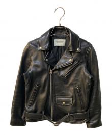 beautiful people（ビューティフルピープル）の古着「vintage leather riders jacket」｜ブラック